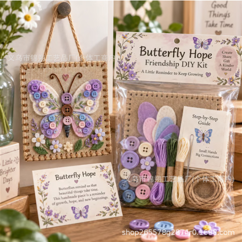 Cute Portable DIY Button Frien - Art Craft Kit ulasan dan harga