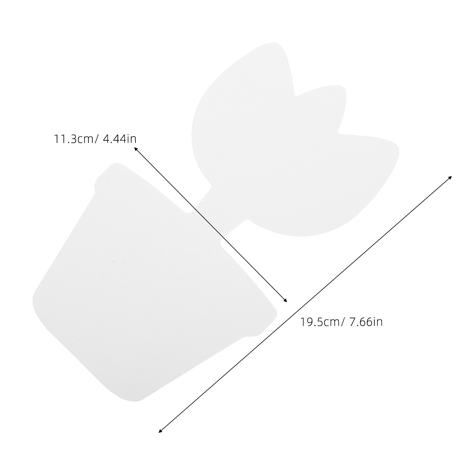 20Pcs Blank Cardboard Flower P - Art Craft Cardboard ulasan dan harga