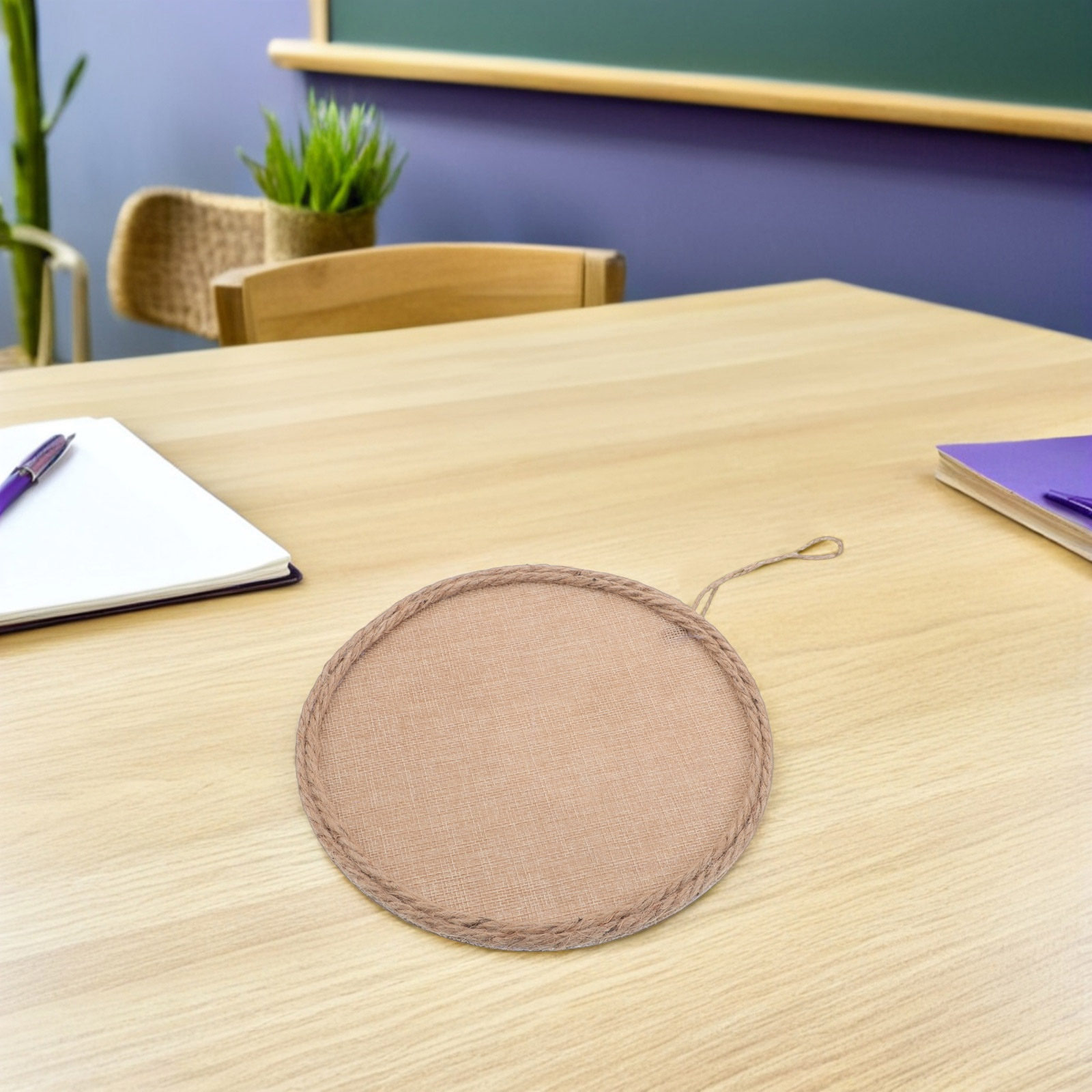 4Pcs Burlap Canvas for Paintin - Art And Craft For Nursery ulasan dan harga