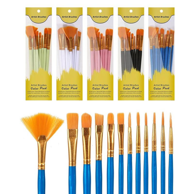 M12K-Acrylic Paint Brushes Set - Gouache Paint Set ulasan dan harga