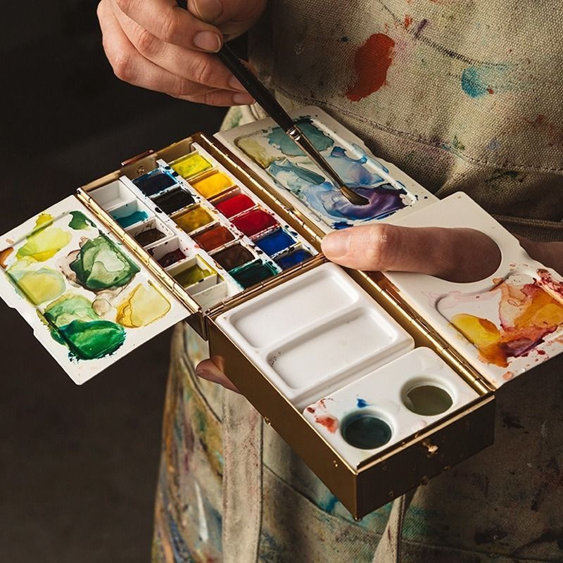 Multi-functional Travel Brass  - Gouache Paint Set ulasan dan harga
