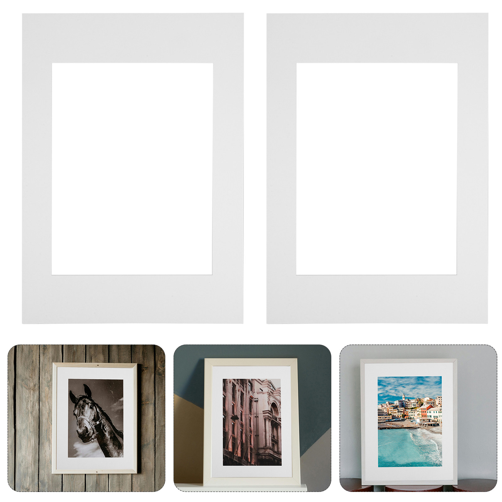 10Pcs White Cardboard Picture  - Art Craft Cardboard ulasan dan harga