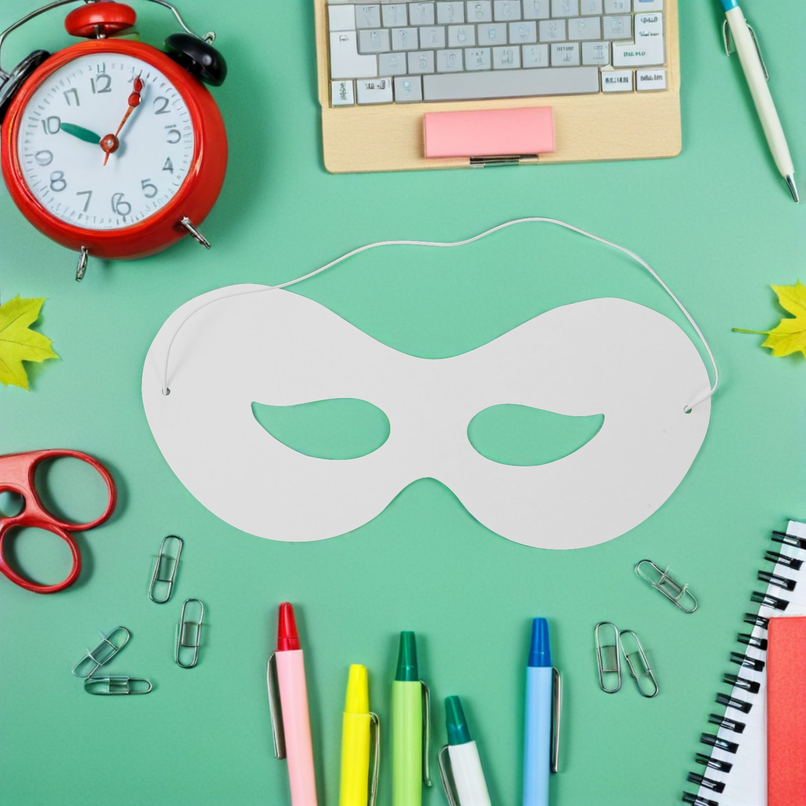 40Pcs Childrens Graffiti Masks - Art Craft With Paper ulasan dan harga