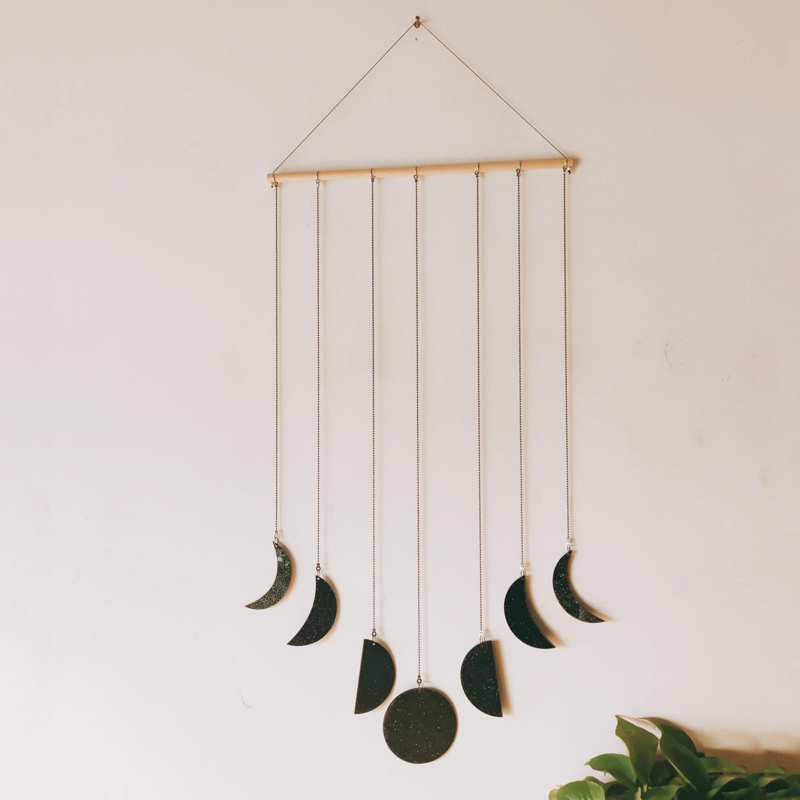 Moon Phase Wall Hanging Decor  - Art And Craft For Nursery ulasan dan harga