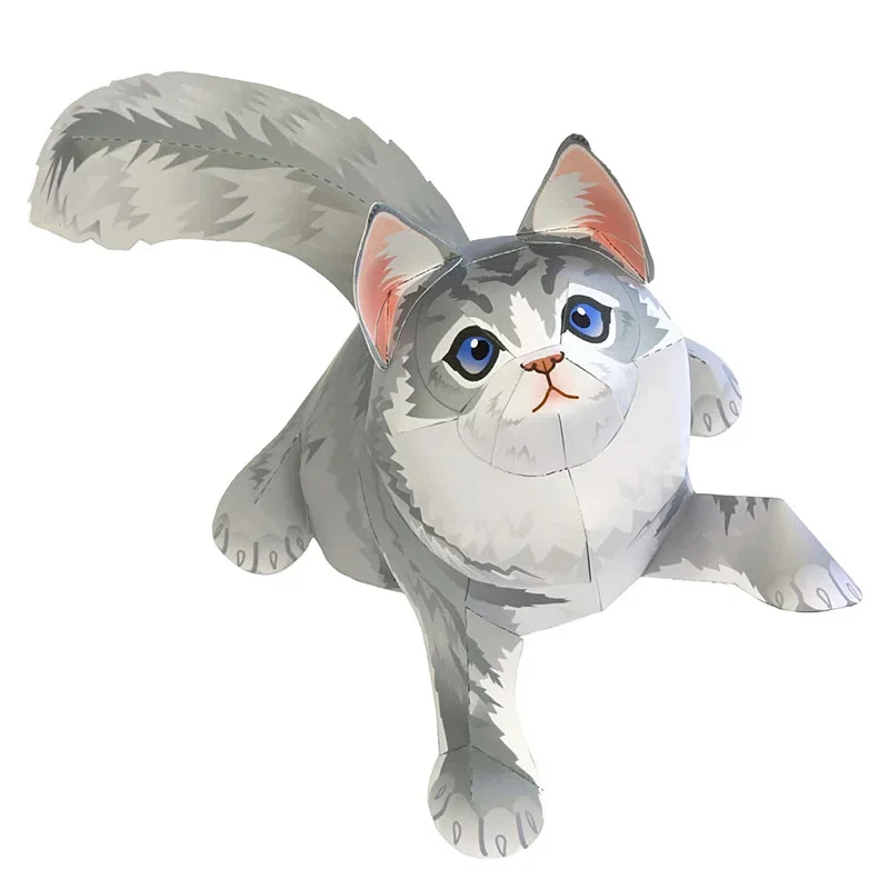 Maine Coon Cat Folding Origami - Art Craft Cardboard ulasan dan harga